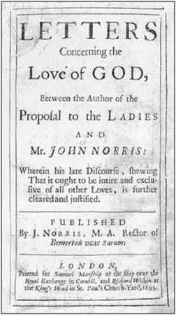 MaryAstell_'s tweet photo. I just wrote my book, "the letters concerning the love of god" 1695 https://t.co/aYBMUAeg5F