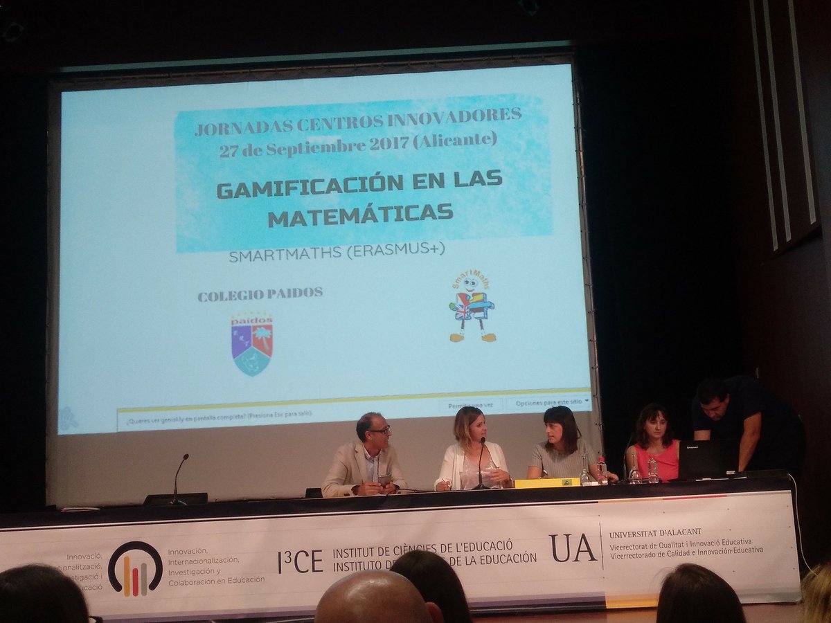 Estar_Asalvo's tweet image. Desde el colegio @PaidosDenia nos hablan de Gamificación en las Matemáticas #SmartMaths #eduinnovAl