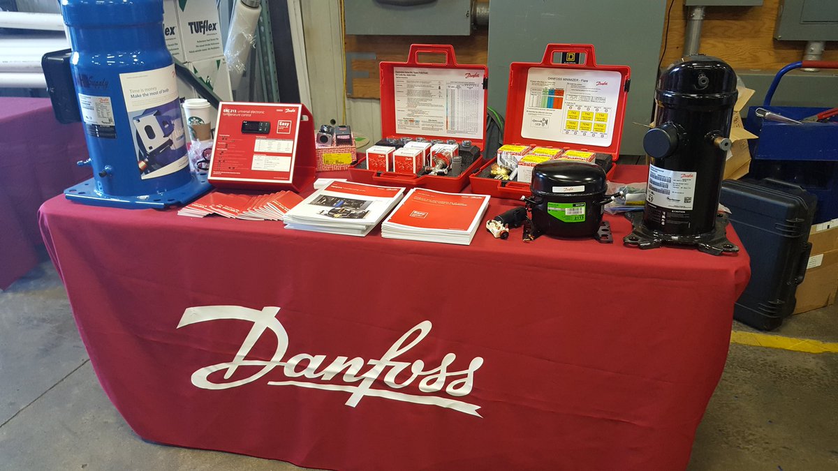 Danfoss_David's tweet image. If you&apos;re in the area, stop by RHI here in Fargo, MD, to check out the latest Danfoss Cooling products.