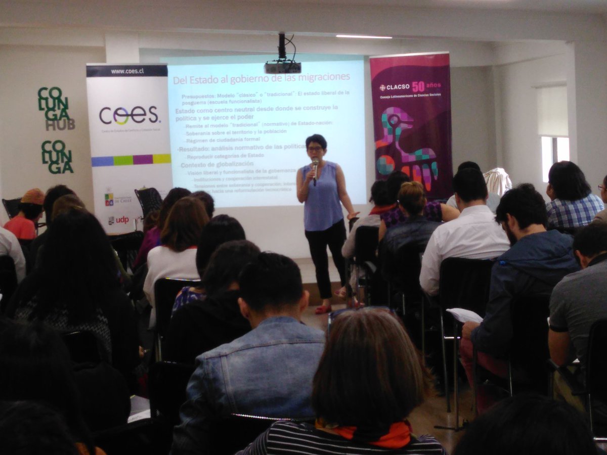 CentroCOES's tweet photo. AHORA | presentación módulo "Gobierno de las migraciones y categorías en la gestión de la población migrante" #Migrared https://t.co/BZpnVja9rN