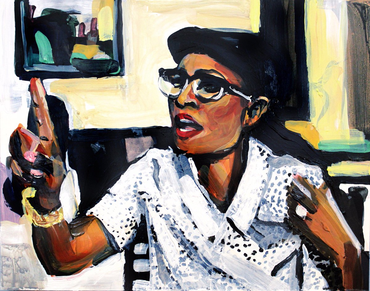 LauraCollinsArt's tweet photo. "Cynthia Bailey Pointing at Porsha" acrylic on panel painting by Laura Collins
#rhpf https://t.co/BHGxMoxCKl