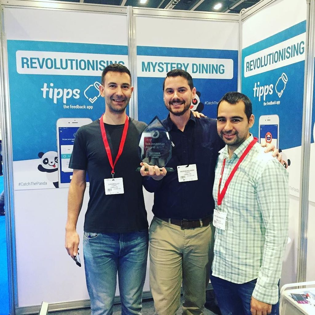 We won the Tech Innovation Award for Customer Experience! @resttechlive #hungry4growth #catchthepanda