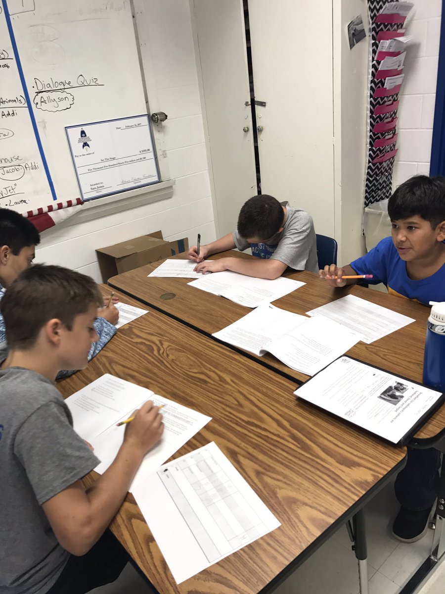 SJonesELAR's tweet photo. "Stars and Steps" cooperative test corrections: students teaching students. #RobinsonISD @whatsnewatrjh https://t.co/HkD0i5h1hz