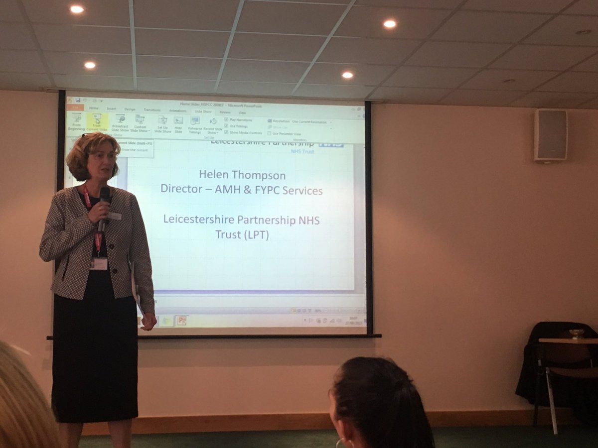 Helen Thompson, director of mental health services: #HealthierInMind must focus on quick access, resilience &amp; prevention, and recovery