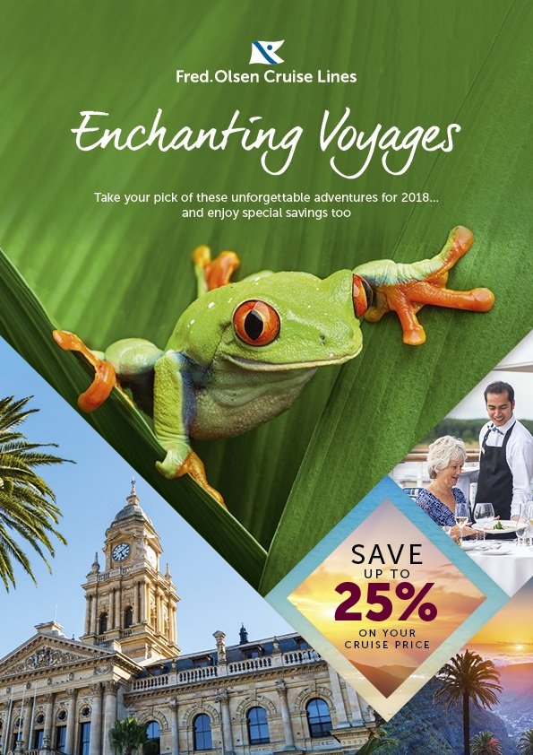 Book any of @fredolsencruise four 'Enchanting Voyages' and get up to 25% off! media.fredolsencruises.com/pressreleases/…