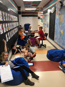 MikeLuvsSpyyder's tweet photo. Literacy centers to review fiction, poetry and figurative language. #mtpeak 5th #misdproud https://t.co/bvEgDaoGTV