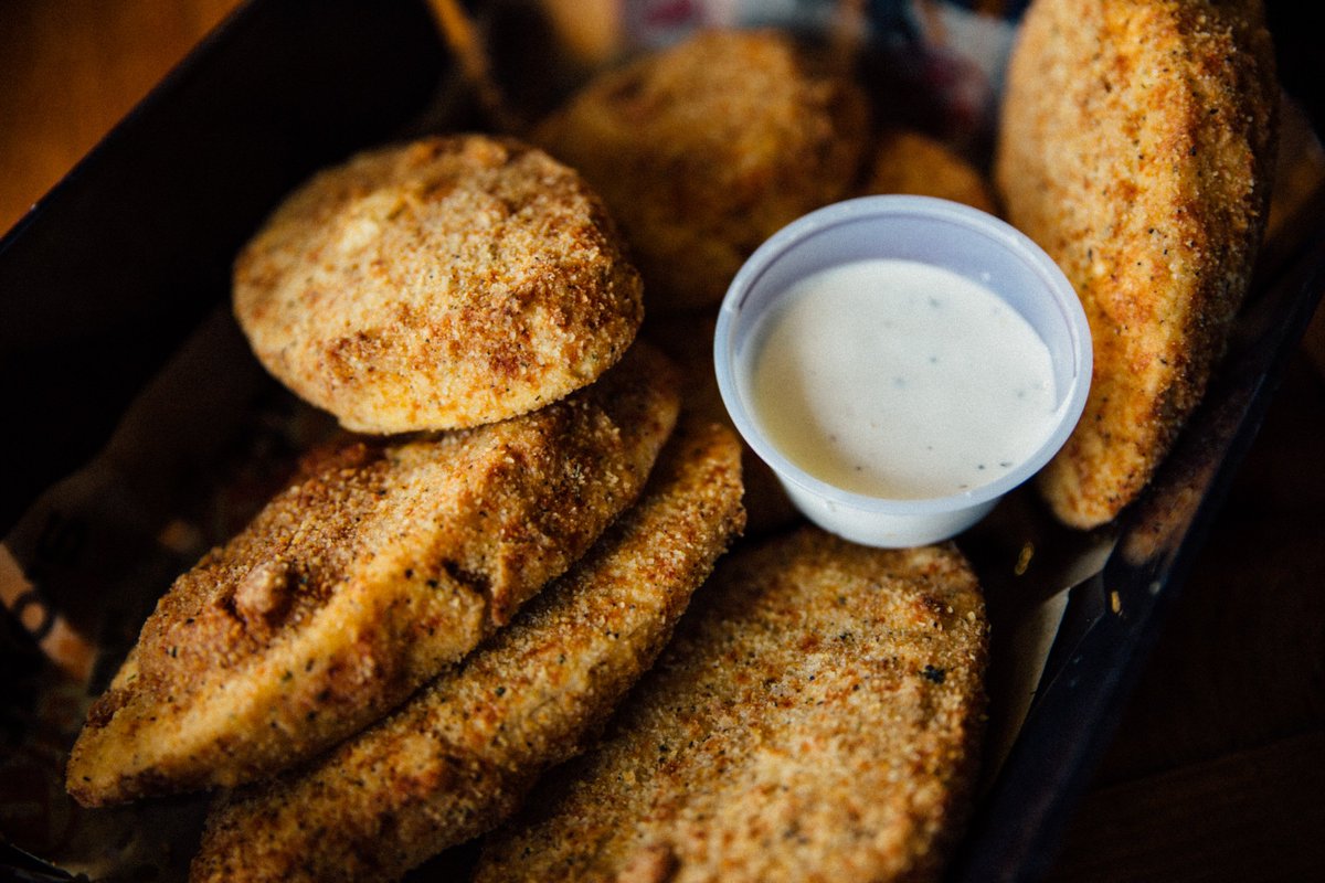 BonosBBQ's tweet photo. Our version of Golden Hour! ππ #bonosbbq #bbq #friedsquash https://t.co/xJDxNekWPy