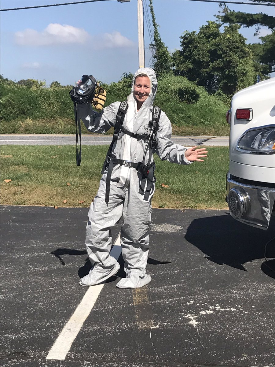 Escolartea's tweet photo. York County HAZMAT @FawnArea careers on wheels @MrsStubanas such a good sport!!! https://t.co/jRenVmwWbc