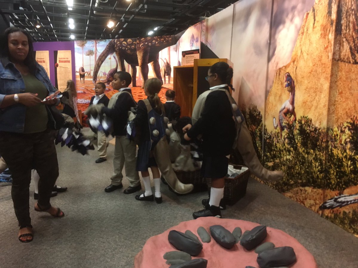 brianbingaman's tweet image. What kid could resist putting on a dinosaur costume? Tiny Titans opens Saturday at @AcadNatSci