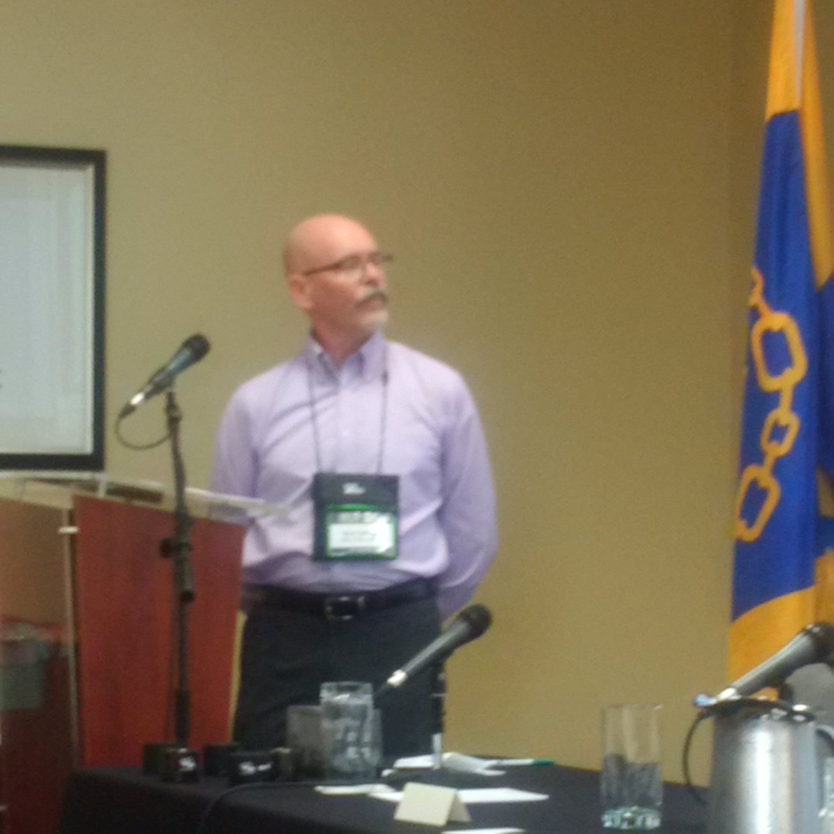 gbrunett1's tweet photo. @RobGilhuly sharing @cityofsaskatoon web optimization project #MSDO2017. https://t.co/7lrYUEo8GV