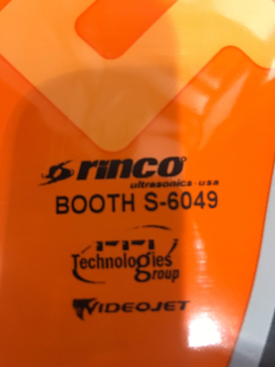 Rincousa's tweet photo. @PackagingInt @packexposhow last day of a very successful show! https://t.co/FWb5Y1svGM