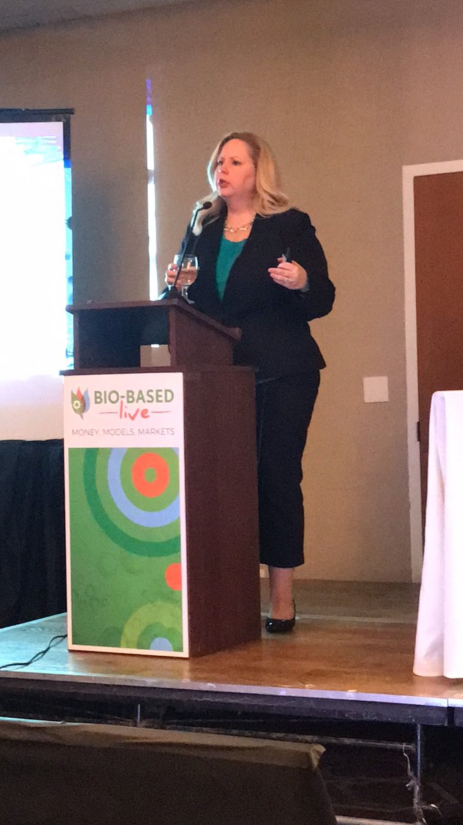 FinnPartnersMT's tweet photo. We hope you enjoyed the #Sustainability presentation Holli Alexander, @EastmanChemCo, gave at #BioBasedLive yesterday #environment #client https://t.co/ZysCeFcTRv