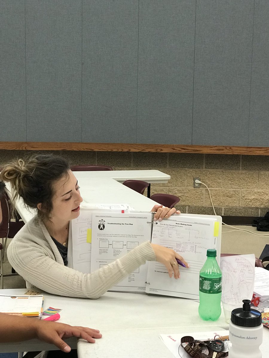 JntPttrsn's tweet photo. Thinking Maps at TFL (teaching for learning) 2nd year teachers  Hays CISD. https://t.co/mnPKA1NEQF