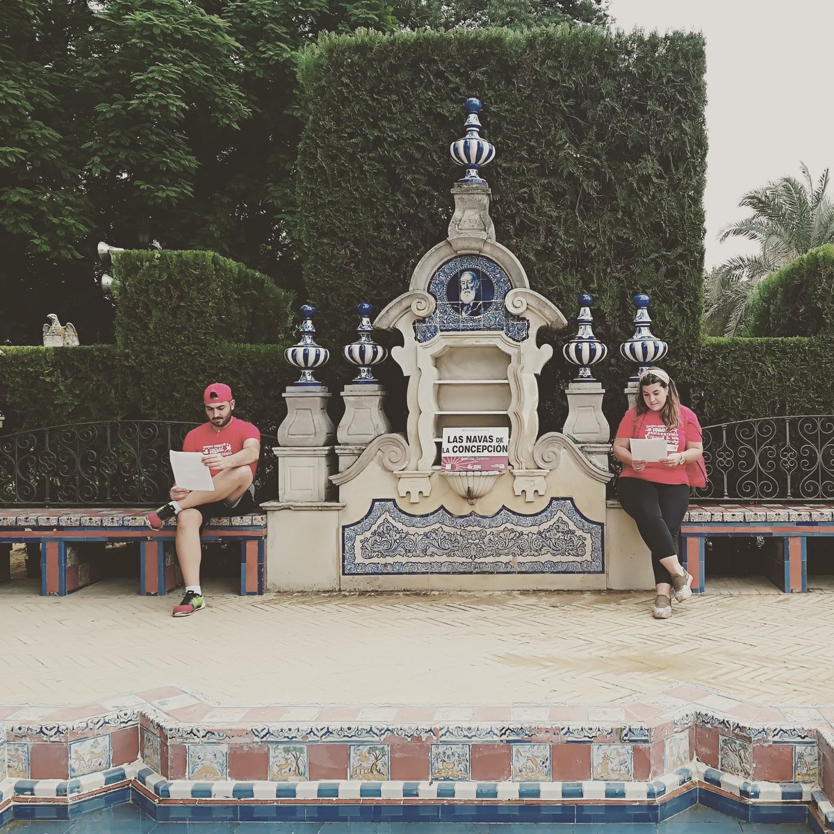 BelenMaVM's tweet photo. Glorieta Francisco R.M #Sevillaesprovincia #Gymkhanafotográfica #PlazaDeEspaña #ParqueMarialuisa #LasNavasDeLaConcepcion @Sevilla_Turismo https://t.co/mvhIngVUbV