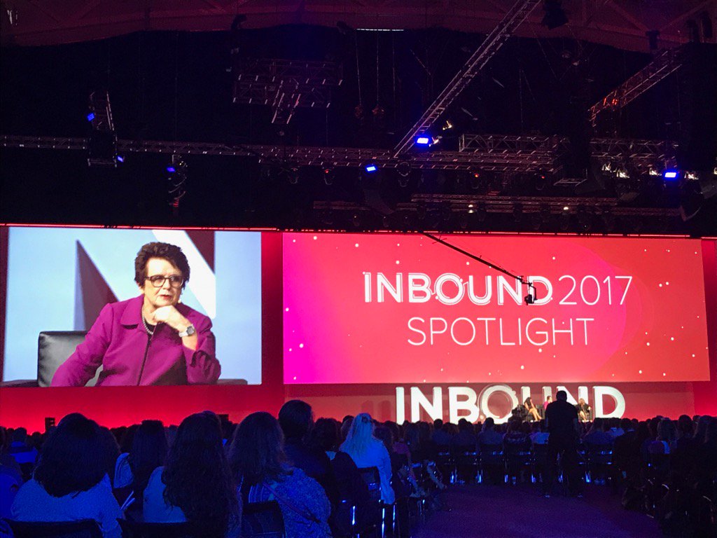 "Practice your strengths every single day and make your weaknesses adequate." Billie Jean King #INBOUND17