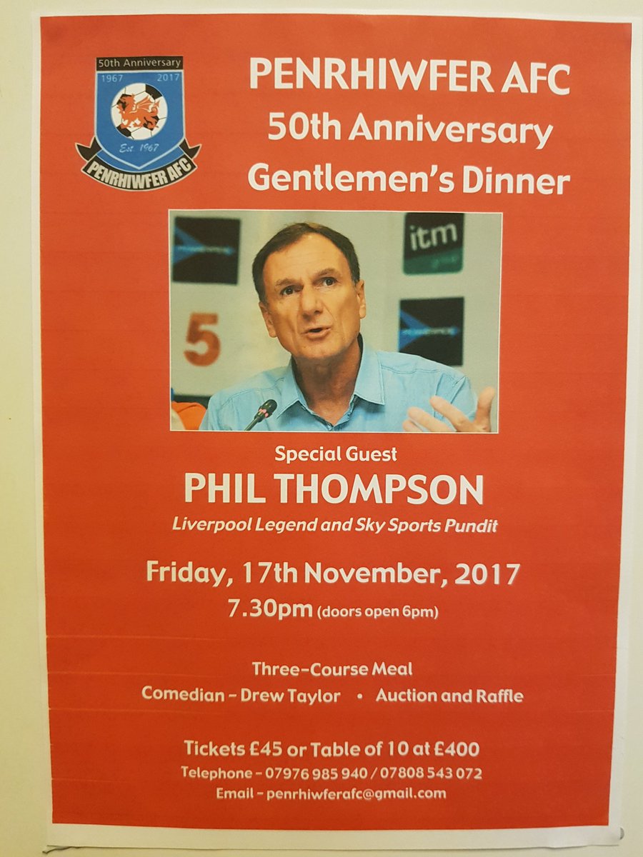 Penrhiwfer_Fc's tweet image. Selling out fast,only 3 tables left.