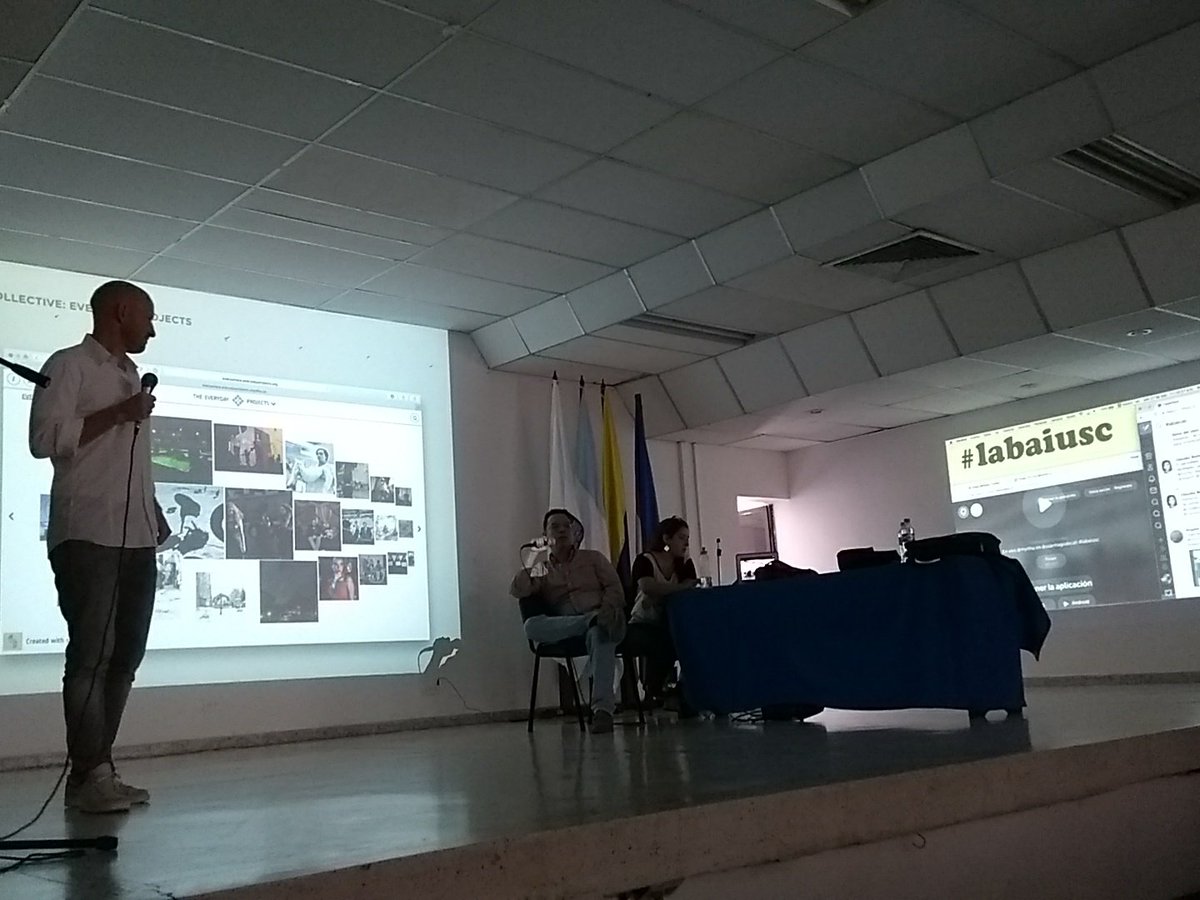 AngelaAGomezM's tweet photo. "El periodista del futuro será más un facilitador que una persona que crea historias" @myrthu #labaiusc @VolartP @interdoc2 @agifreu https://t.co/0O3E2jzkjR