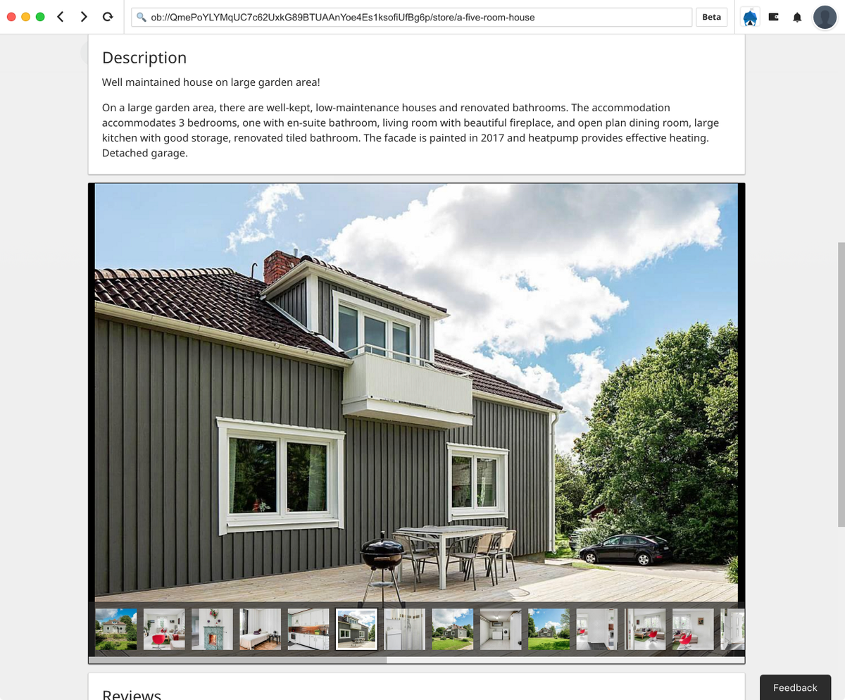 brianchoffman's tweet image. How about a house on #openbazaar2  ฿20