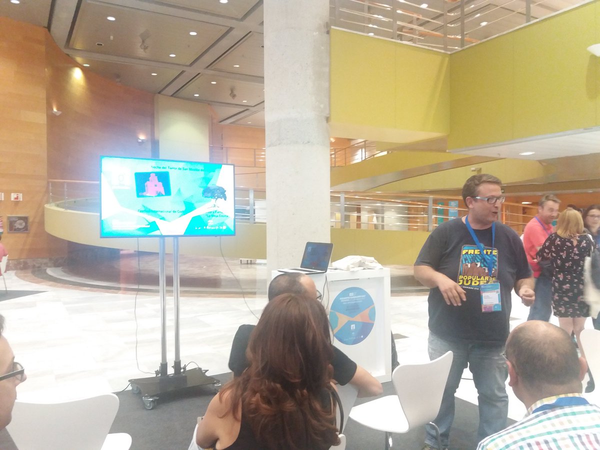 Miedooooo conociendo la <a href="/nocheterror/">La Noche del Terror</a> espectacular proyecto #SanNicolasDelPuerto #EG17 #InnovacionsocialAND