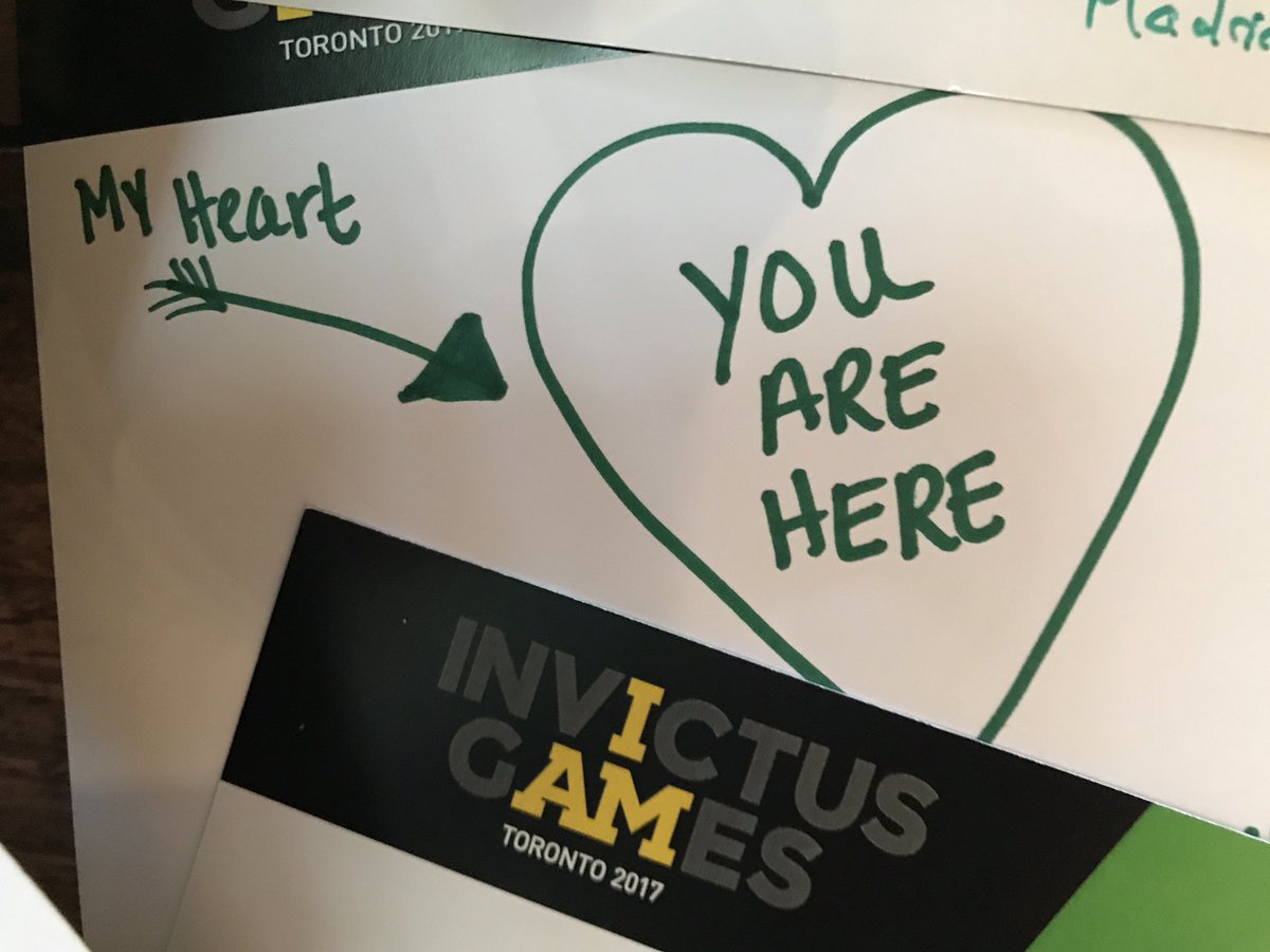 andy11west's tweet photo. Spent some time at @sagefoundation @sagegroupplc wall today so much love 💚 #SageServingHeroes @InvictusToronto #InvictusGames2017 #ig2016 https://t.co/jt9AUNq7Co
