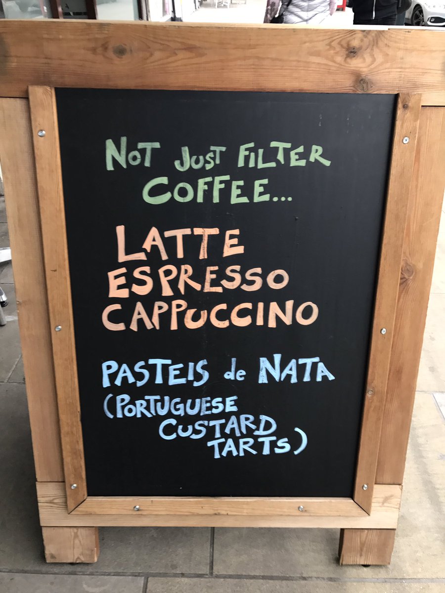 Like caffeine? New coffee machine open for your orders... plus a few sweet treats #portugesse #custardtarts <a href="/Whittonvillage/">Whitton Village</a>
