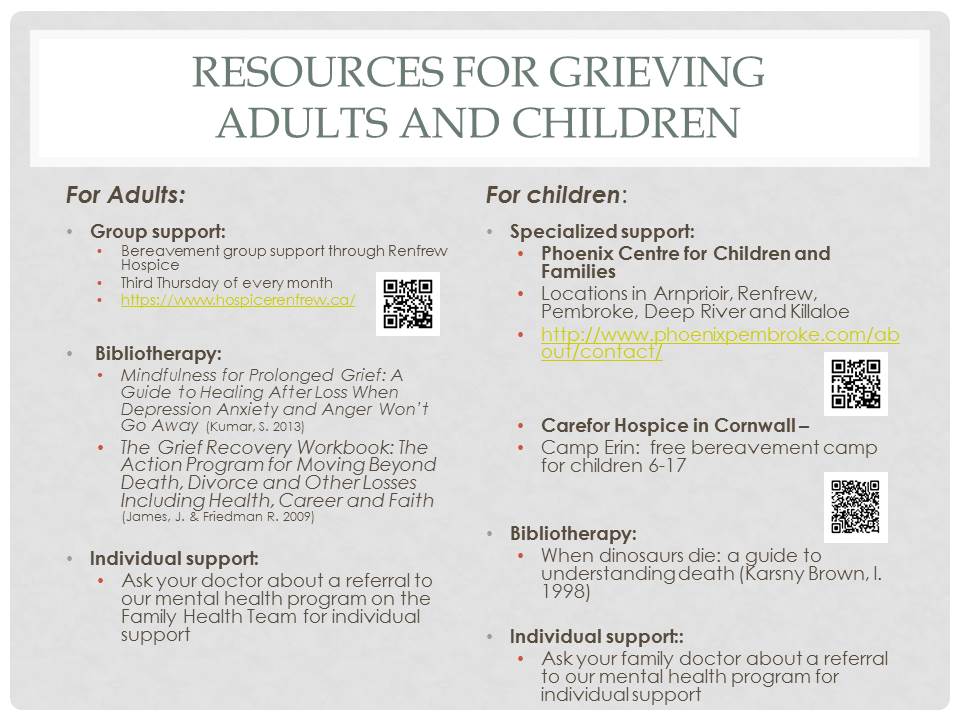 Resources for Grieving
#arnprior, #mcnab-braeside