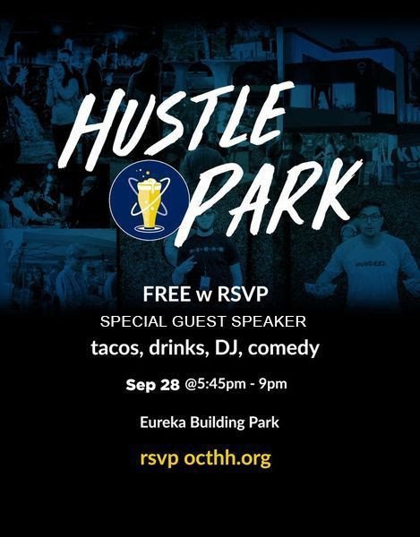 ryanfoland's tweet photo. #GingerMC Alert: Join me @ our @OCTechHappyHour #HustlePark event @EurekaOC. 
Meet entrepreneurs over 🍻 #octhh
👇👇🚀👇👇
https://t.co/JVhTtiuYl8 https://t.co/iREfl6uI5p