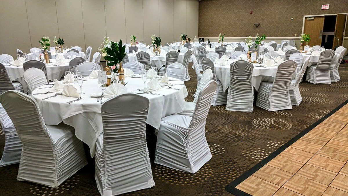 PPPalaceRentals's tweet photo. Simple and elegant wedding reception at the DoubleTree on 9.9.17!! #palaceevent #palaceevents #palaceeventswedding https://t.co/fIB2lRsNBI