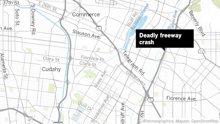 latimes's tweet photo. The off-duty LAPD officer's speeding Chevy Camaro rear-ended another car and killed a mother, father and teenage son https://t.co/6J3tRRXUjH https://t.co/4k1Y3BAvcW
