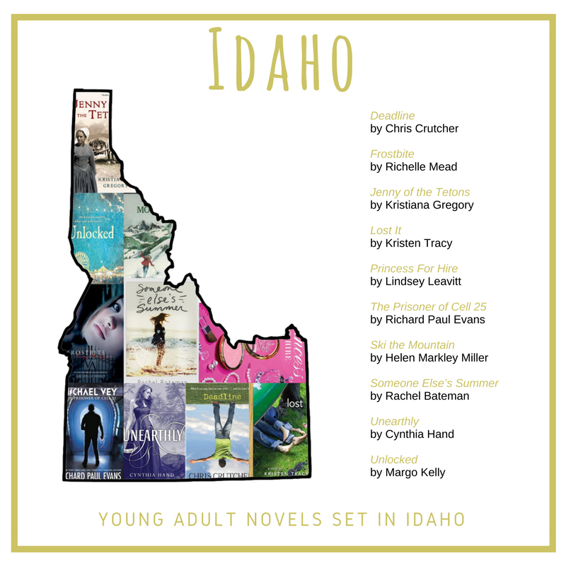 AbigailsWriting's tweet photo. We are so close to finishing all 50 states for #YAbyState! Today I have ten YA books set in Idaho. Let me know if you can add more titles! https://t.co/wZDRPoajEj