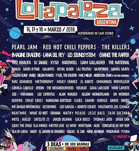 flagallegos's tweet photo. Ahí están los caretas van a disfrutar del Gran #PabloSebastian que debería cerrar el #Lollapalooza2018. Pa' q aprendan lo q es una fiesta 🙌 https://t.co/eFey5FJkXs