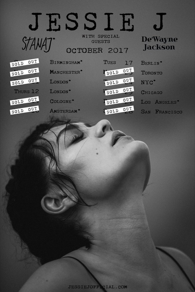 stanaj's tweet photo. Going on tour with this gem @JessieJ !!! Get your last minute tickets!! Can’t wait to see you guys ❤️!! https://t.co/U7Nhc0cF2q https://t.co/AcYWzUcahU
