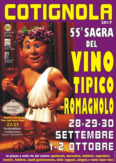 In #EmiliaRomagna, a #Cotignola (RA), #Sagra del #vino tipico romagnolo goo.gl/SZGQX3 #italianfood #weekend #prodottitipici