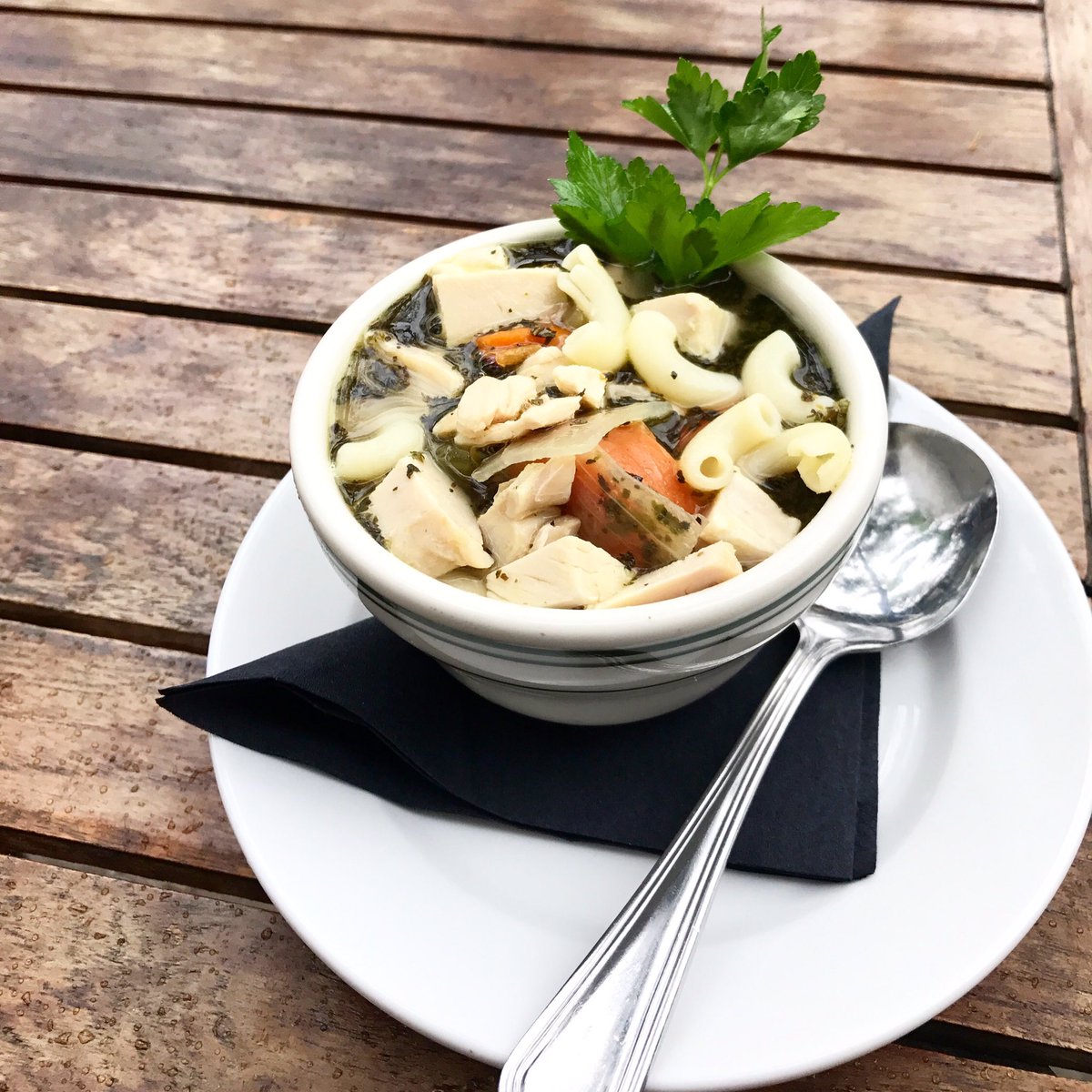 More rainy weather calls for Home Made Chicken Noodle Soup!