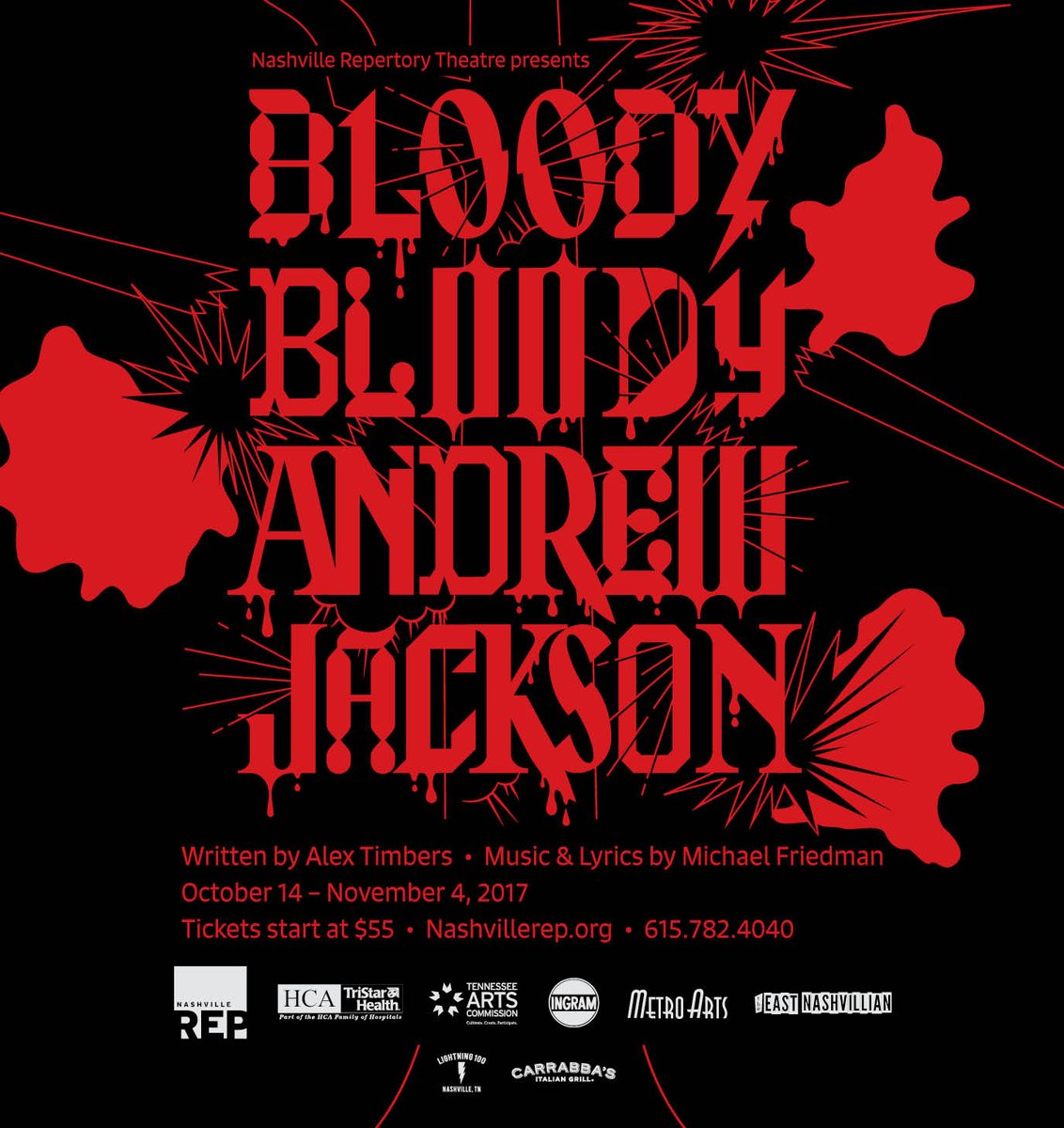 nashrep's tweet photo. Shout out to @ST8MNT for this KILLER creative for Bloody Bloody Andrew Jackson! #nashrep #bloodybloodynashvillerep #nashvilletheatre #bbaj #bloodybloodyandrewjackson #bbajnashrep https://t.co/RV9naPyCoC