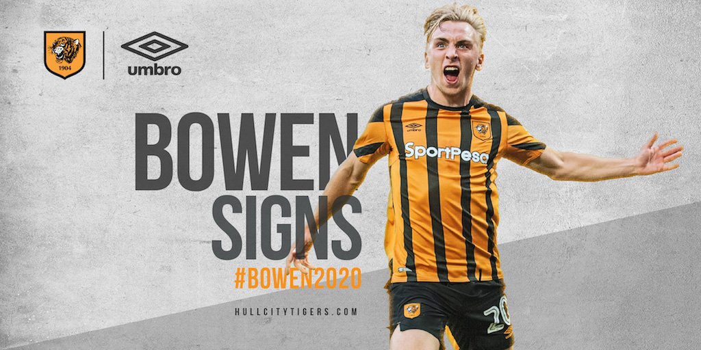 HullCity's tweet photo. 📑 | We are delighted to confirm that @jarrodbowen_ has signed a new three-year deal with the Club #Bowen2020 https://t.co/Jbg8lz8XFD