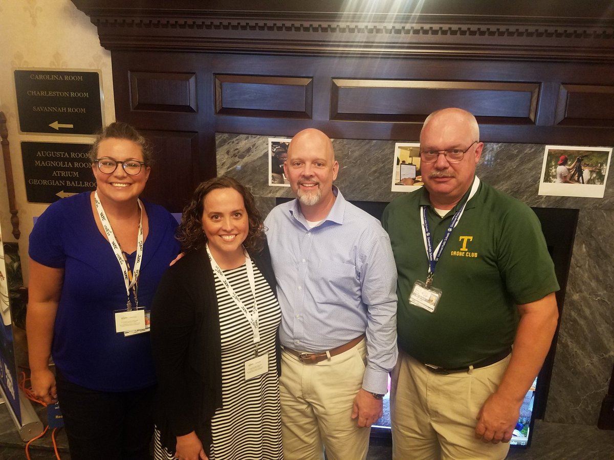 strimbleoliver's tweet photo. #comsparkcincy Great team at Comspark conference! @SirmansClass @jesshug5715 @CPSHooverAP @Taftdrones https://t.co/4gqnx43oNp