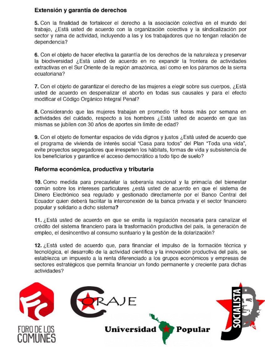 No podemos dejar que se desvirtúe una herramienta tan valiosa como la consulta popular. Aquí un análisis y algunas propuestas colectivas.