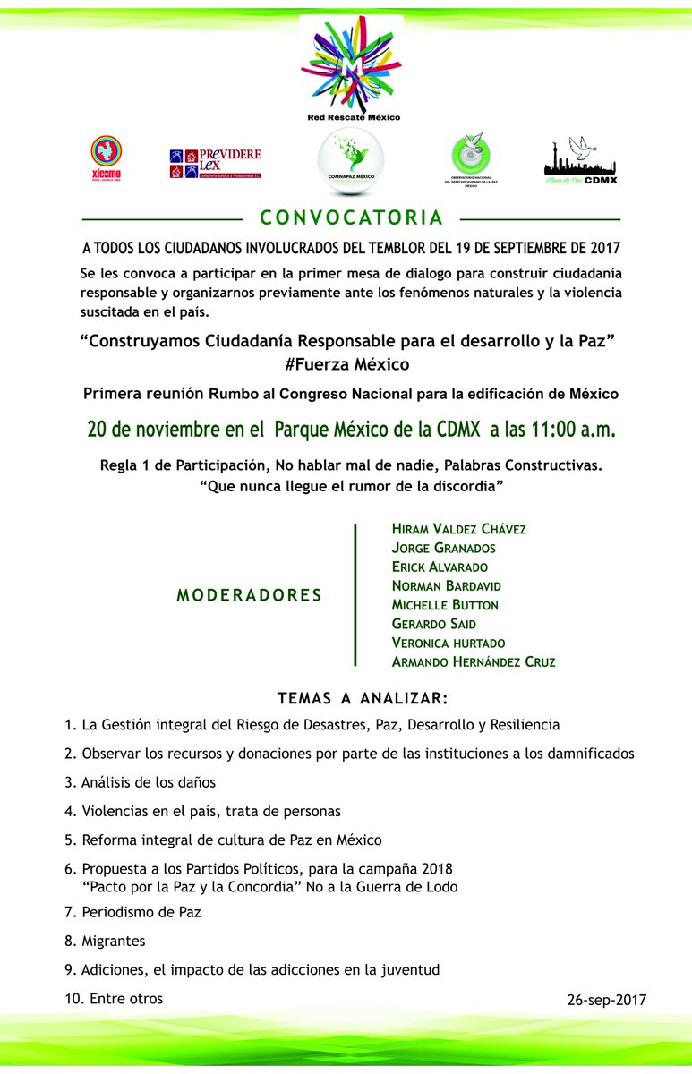 Comnapaz México (@comnapaz_mexico) on Twitter photo 