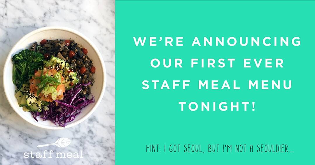 🌱Lettuce delight you with our tasty, nourishing menu #eatplantserrday #igotSeoul #butimnotaSeouldier #ourhomestc #Niagara