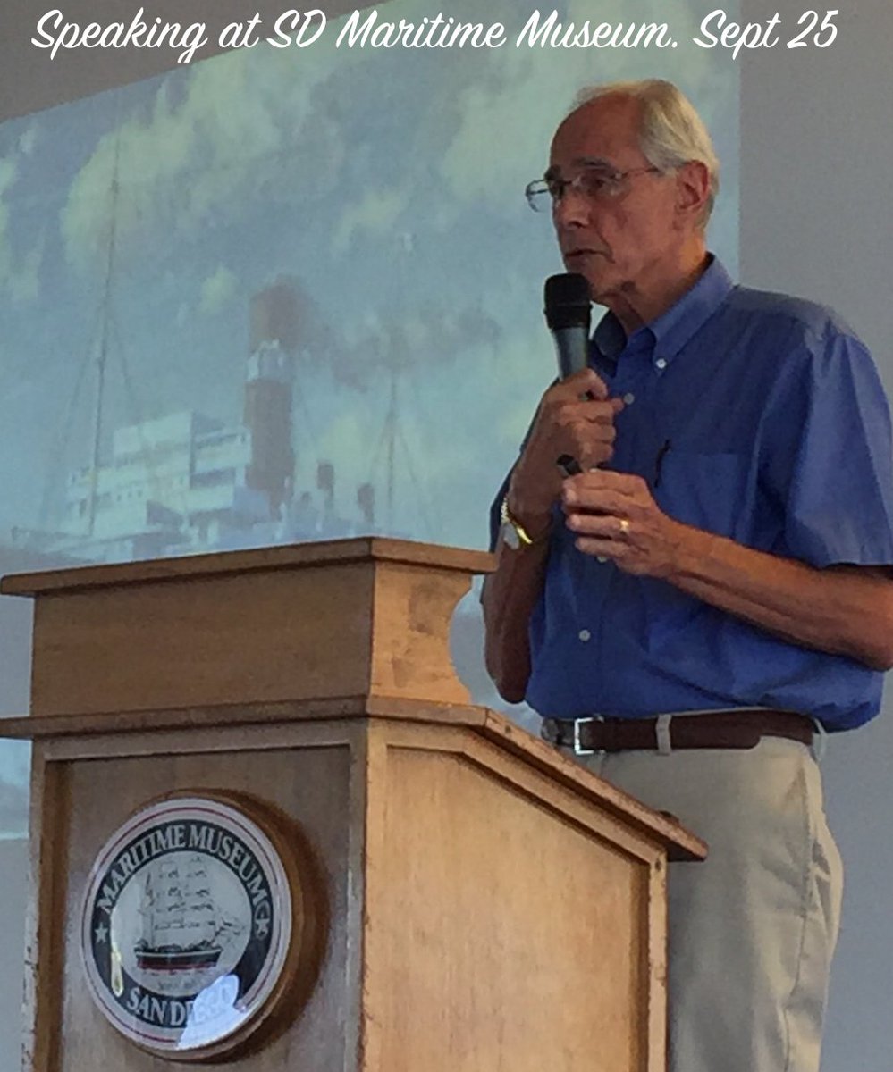"Without Warning" presentation San Diego Maritime Museum.  
bit.ly/WithoutWarning… #HistoricalFiction 
<a href="/TomSanger/">Tom Sanger</a>