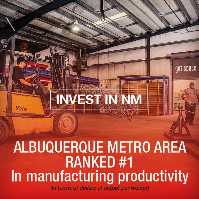 NAISunVista's tweet photo. Expand / relocate to NM. Consider our advanced technical expertise, bilingual population, & affordable labor #NMTrue #gotspace #investinnm https://t.co/q7qmFMExAo
