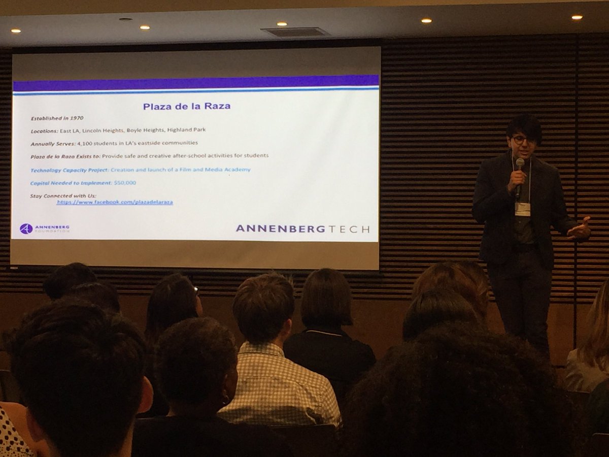 sjplosangeles's tweet image. @Annenberg_FDN #AlchemyTech cohort sharing their stories at Alchemy Tech Nonprofit Fast Pitch! #svpla #fastpitch