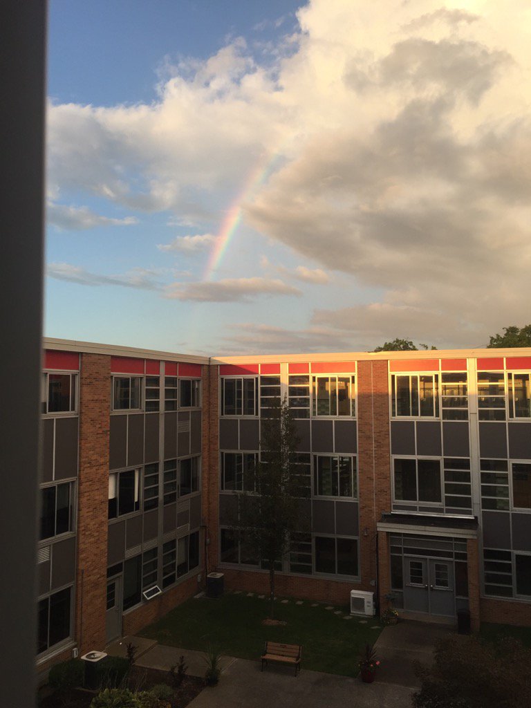 3rd floor view at mhs #MineolaProud