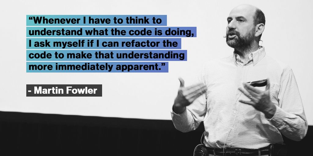 CodeWisdom's tweet image. Martin Fowler - Software Developer and author of Analysis Patterns #WednesdayWisdom
