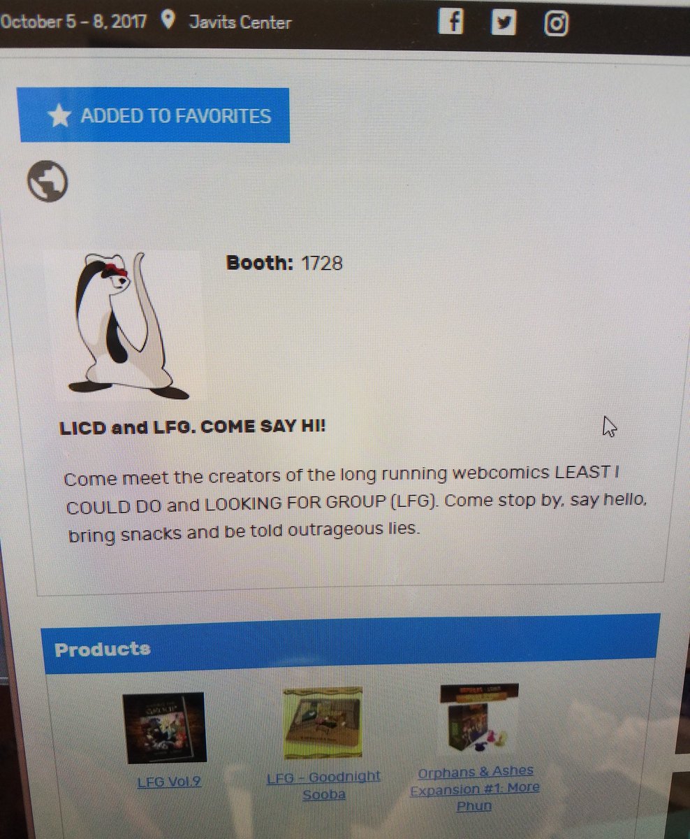 TeeCeeSquared's tweet image. I love outrageous lies!  Any preferred snacks @sohmer, @lartist, @BlindFerret???

#NYCC2017 #7days #geekoverload