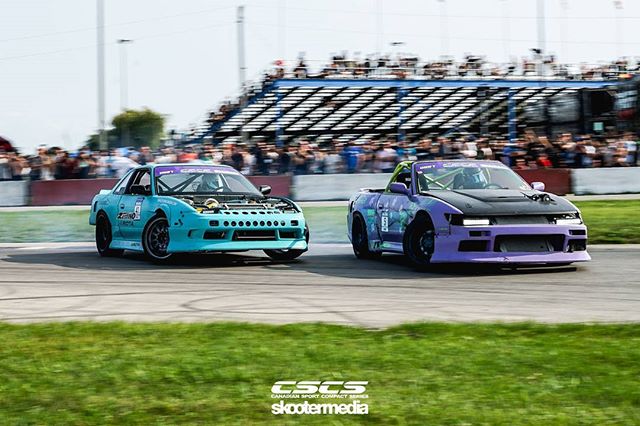 Tandem drifting a horizontal mambo. #Two2Tango #TurnNFaceThaCamera #DRiFTingWithThaStarz #CSCSDRiFT #SeasonFinale #CSCS2017