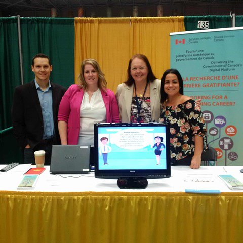 Calling <a href="/Ualberta/">University of Alberta</a> #students: Check out SSC’s booth at the Career Fair today and learn about our #ITJobs!