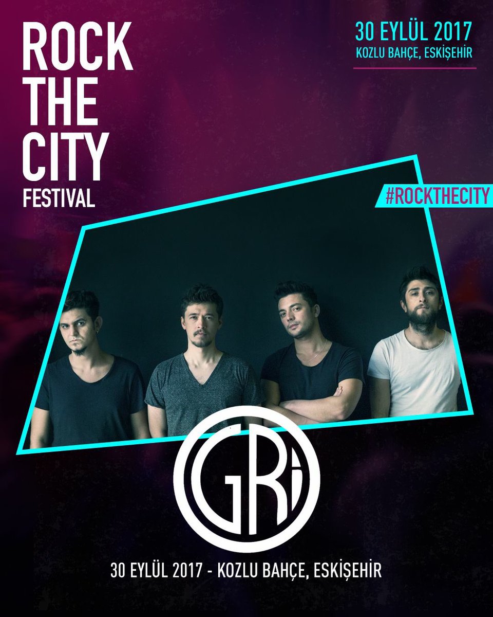 30 Eylül cumartesi, ROCK THE CITY festivalinde biz de varız.