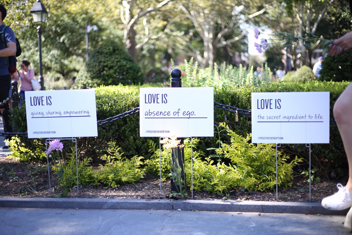 createblueprint's tweet photo. We loved working on 'Place &amp; Plant', filling NYC &amp; BK parks with crowd-sourced 'Love Is' messages. #PositiveDisruption https://t.co/TpkCohp4SF